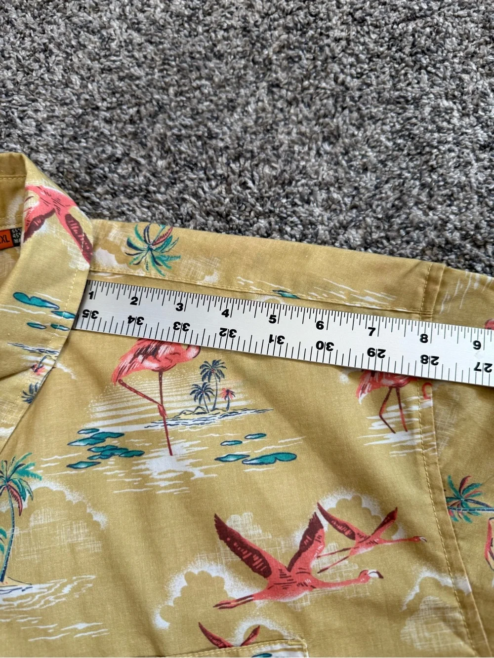 Howler Brothers Mansfield XXL Flamingo Tropical Hawaiian Shirt